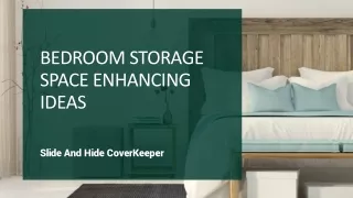 bedroom storage space enhancing ideas