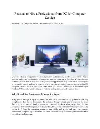 reasons to hire a professional from