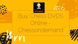 Buy Chess DVDS Online - Chessondemand