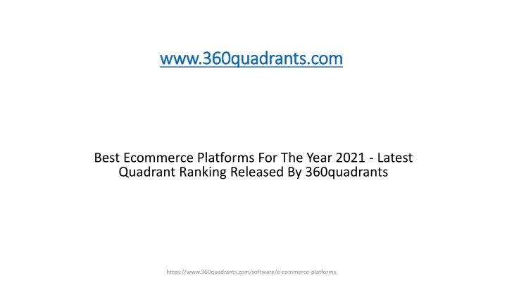 www 360quadrants com