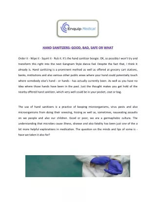 Sterile Surgical Gowns UK - Enquip Medical