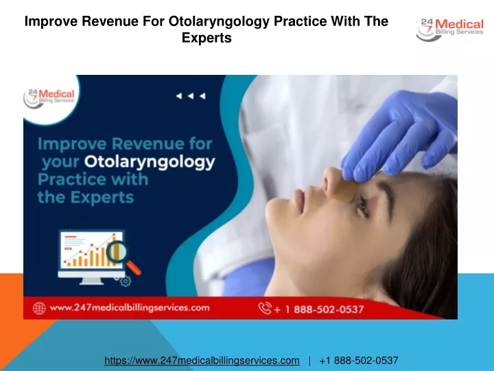 improve revenue for otolaryngology practice with the experts