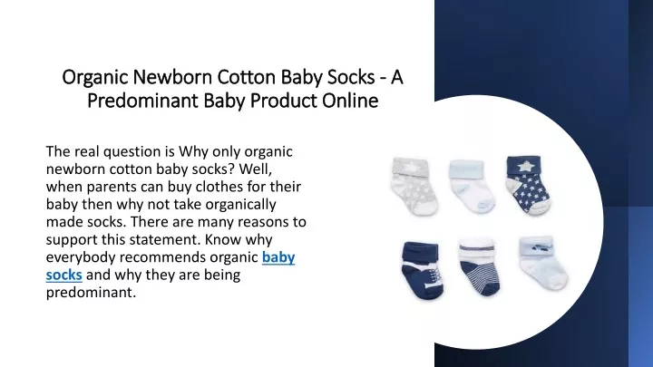 organic newborn cotton baby socks a predominant baby product online