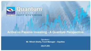 active vs passive investing a quantum perspective