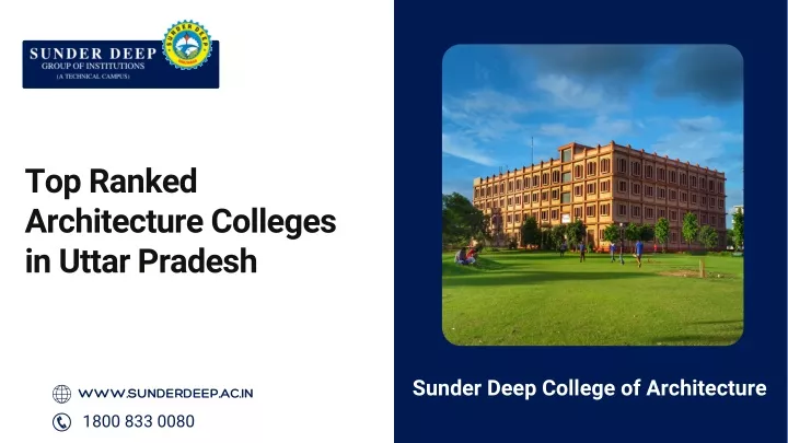 top ranked architecture colleges in uttar pradesh