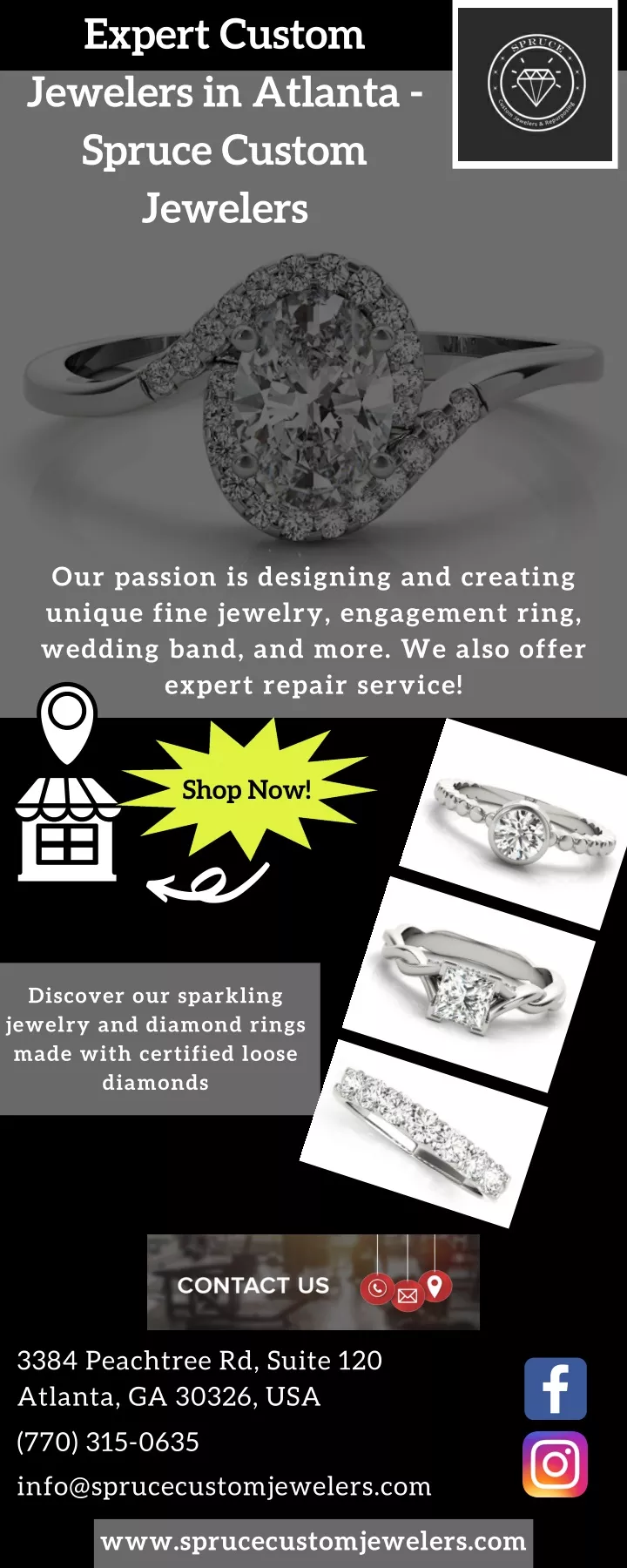 expert custom jewelers in atlanta spruce custom