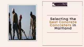 Selecting the best Concrete Concreters in Maitland