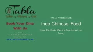 Delightful of Indo Chinese Food