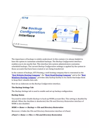 the importance of backups is widely understood