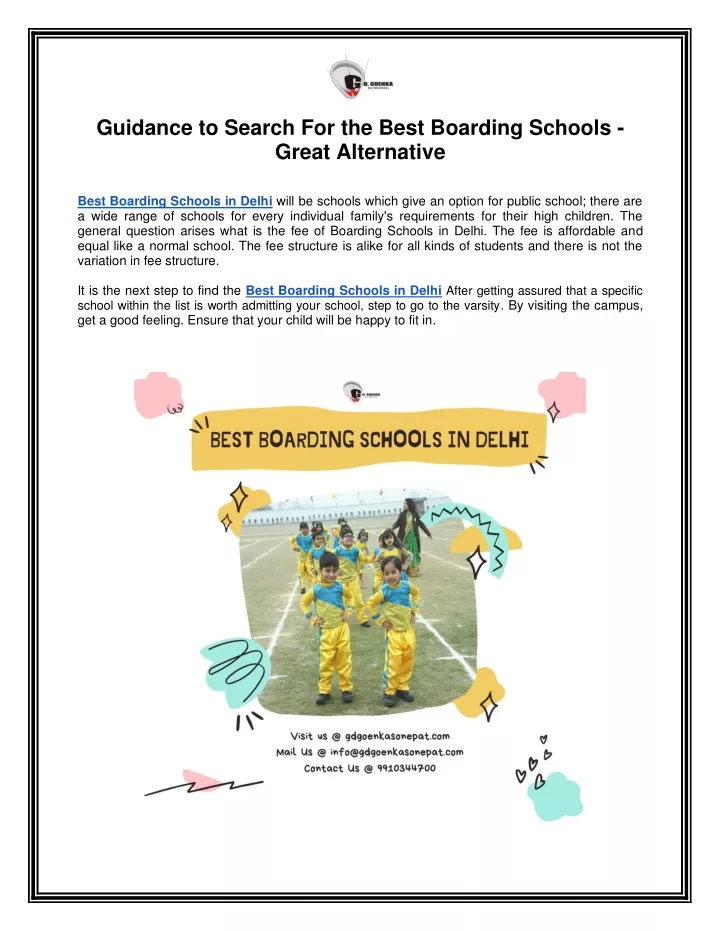 guidance to search for the best boarding schools