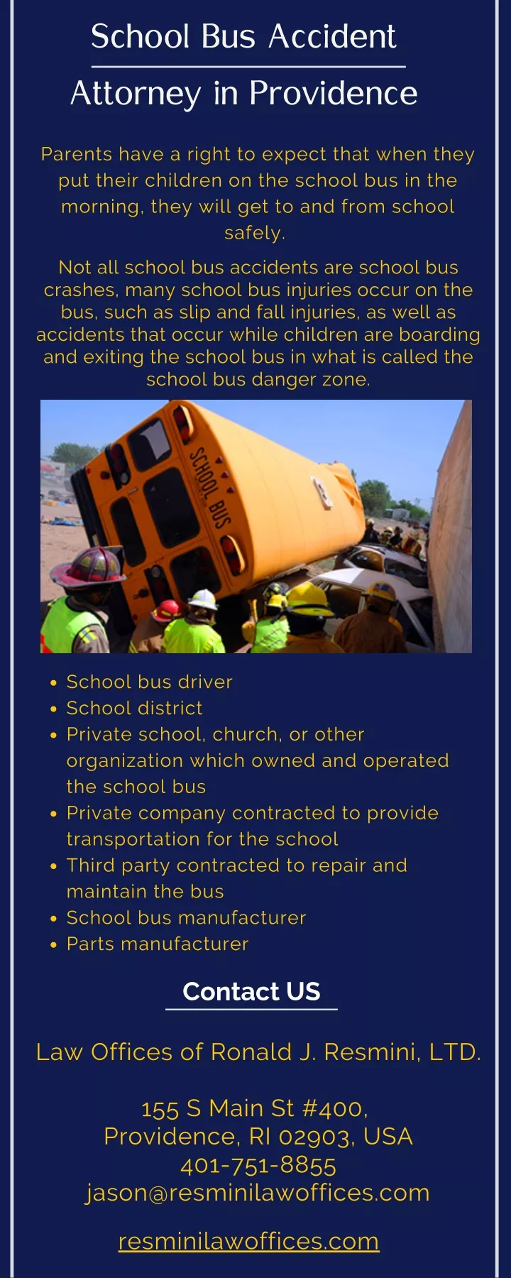 school bus accident attorney in providence