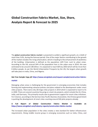 Global Construction Fabrics Market