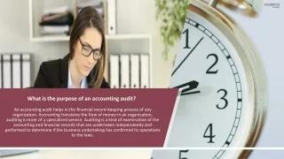 what is the purpose of an accounting audit