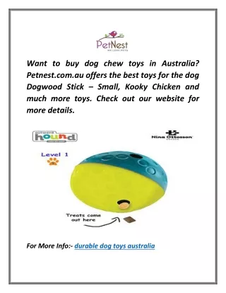 Durable Dog Toys Australia | Petnest.com.au