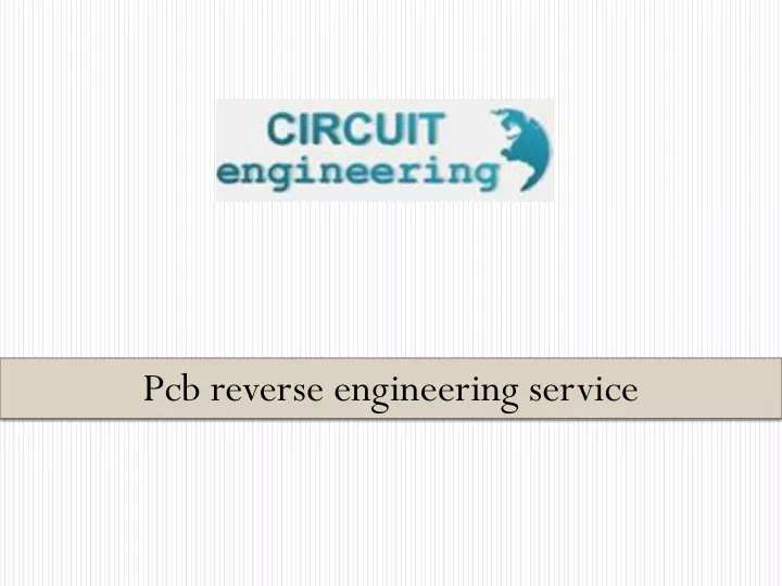 pcb reverse engineering service