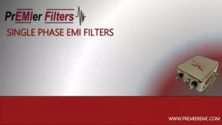 Single Phase EMI Filters