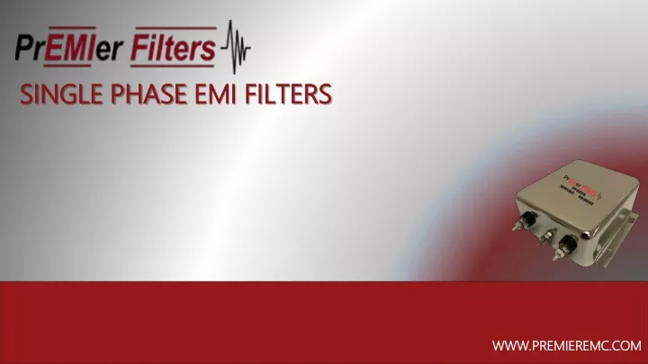 single phase emi filters
