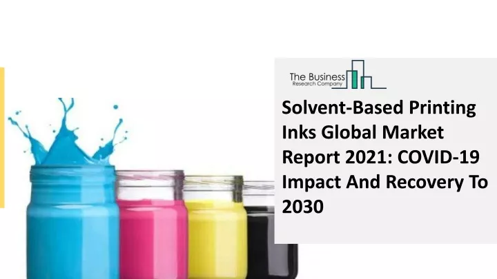 solvent based printing inks global market report