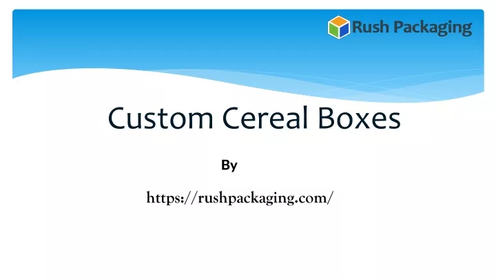 custom cereal boxes