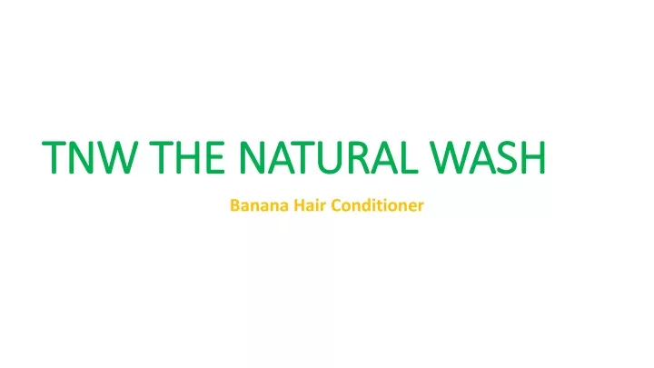 tnw the natural wash