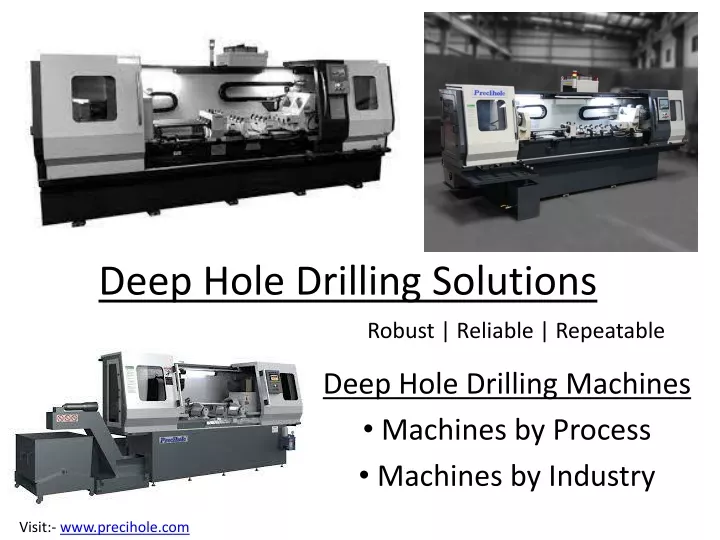 deep hole drilling solutions
