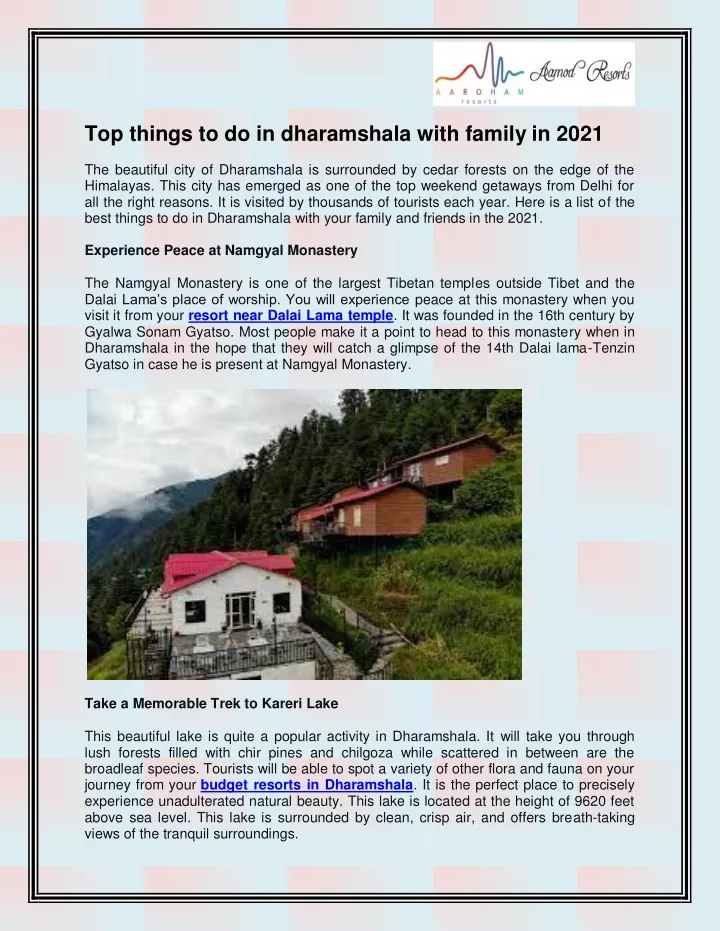 top things to do in dharamshala with family