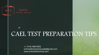 CAEL TEST PREPARATION TIPS
