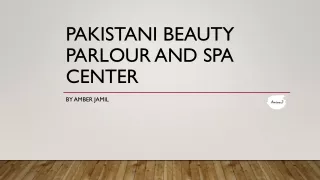 Pakistani beauty parlour and spa center