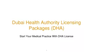 Start Your Medical Practice With DHA License | Ezee Healthcare Requirement