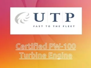 Certified-PW-100-Turbine-Engine