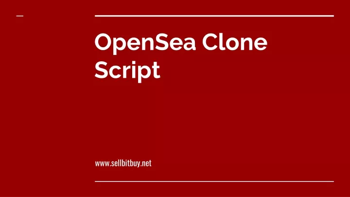 opensea clone script