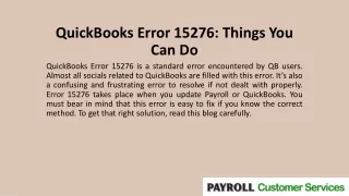 quickbooks error 15276 things you can do
