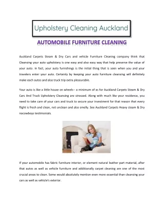 Upholstery Cleaner Auckland | Couch, Car, & Furniture Cleaning Services