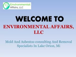 Mold And Asbestos-consulting And Removal | Environmental Affairs, LLC