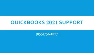 QuickBooks 2021 Support