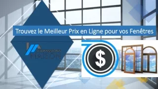 Quel prix d'achat pour vos fenêtres? Tableau de prix en ligne