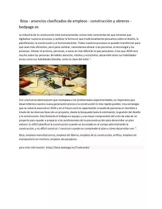 Ibiza - anuncios clasificados de empleos - construcción y obreros - bedpage.es-converted-converted