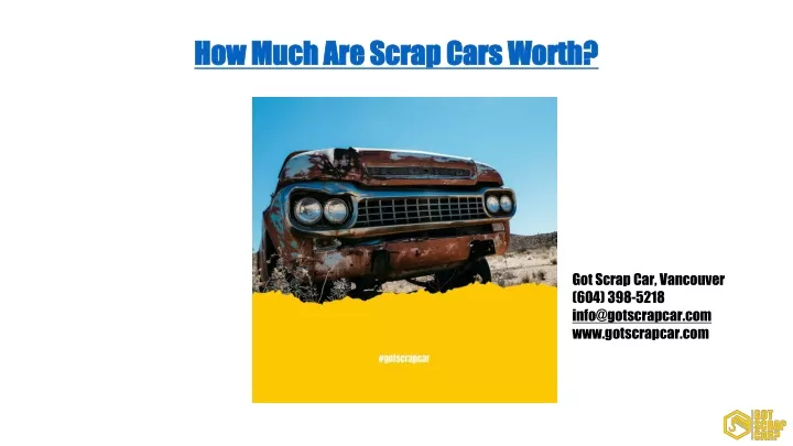 how much are scrap cars worth how much are scrap