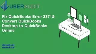 Fix QuickBooks Error 3371&