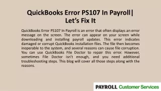 quickbooks error ps107 in payroll let s fix it
