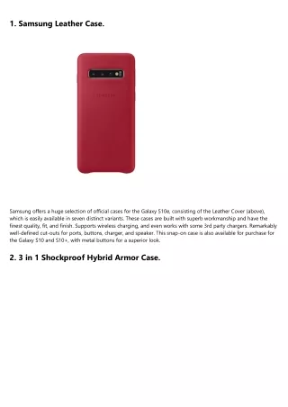 Tips To Pick Samsung S10 Flip Cover Original