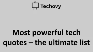 Most powerful tech quotes – the ultimate list