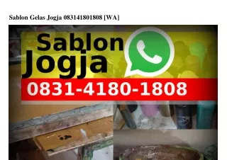 Sablon Gelas Jogja Ô8Зl·Կl8Ô·l8Ô8(WA)