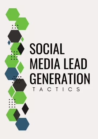 Social Media Lead Generation Tactics