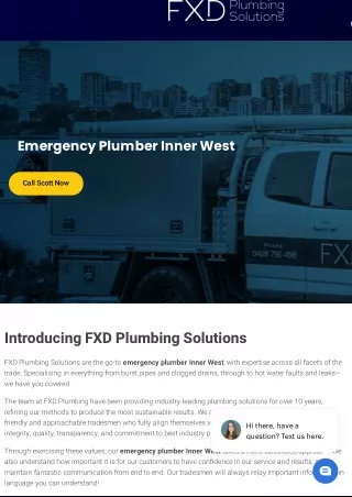 Emergency plumber inner west
