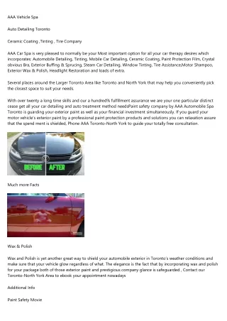 Tips for Making a Good MOBILE DETAILING Even Better
