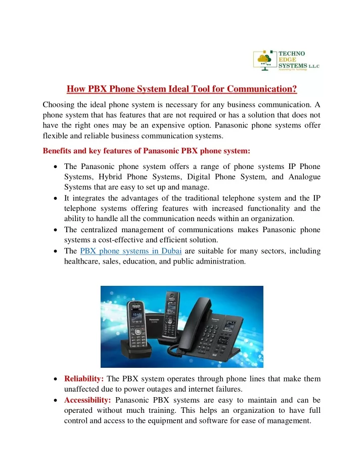 how pbx phone system ideal tool for communication