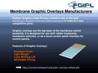 Best Membrane Graphic Overlays Manufacturers in India