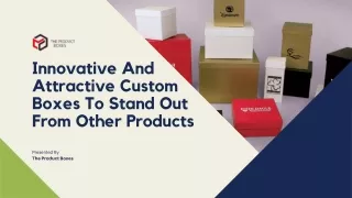 Custom Printed & Packaging Boxes | The Product Boxes
