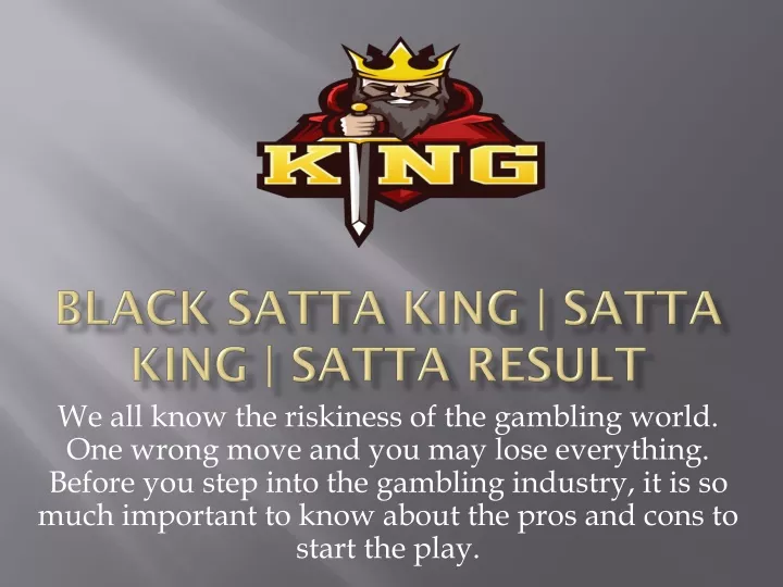 black satta king satta king satta result